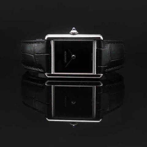 Cartier Tank 4323 25mm Stainless steel Black 5