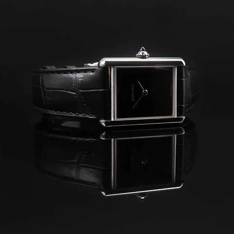 Cartier Tank 4323 25mm Stainless steel Black 6