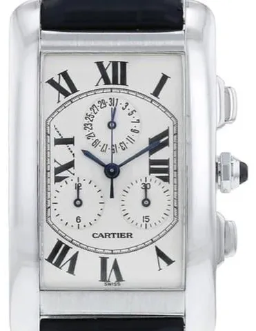 Cartier Tank 2312 27mm White gold White