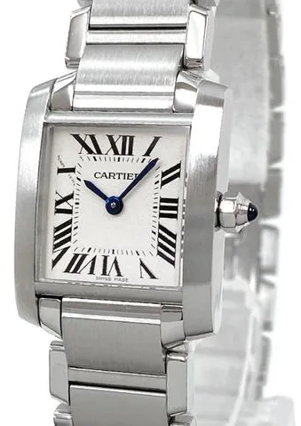 Cartier Tank W51008Q3 25mm Stainless steel White 8