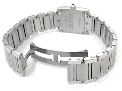 Cartier Tank W51008Q3 25mm Stainless steel White 9