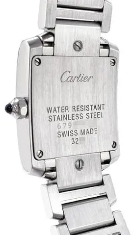 Cartier Tank W51008Q3 25mm Stainless steel White 2