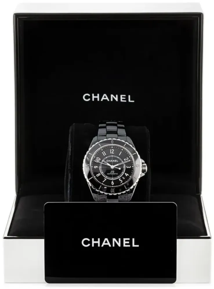 Chanel J12 H5697 38mm Black ceramic Black 4