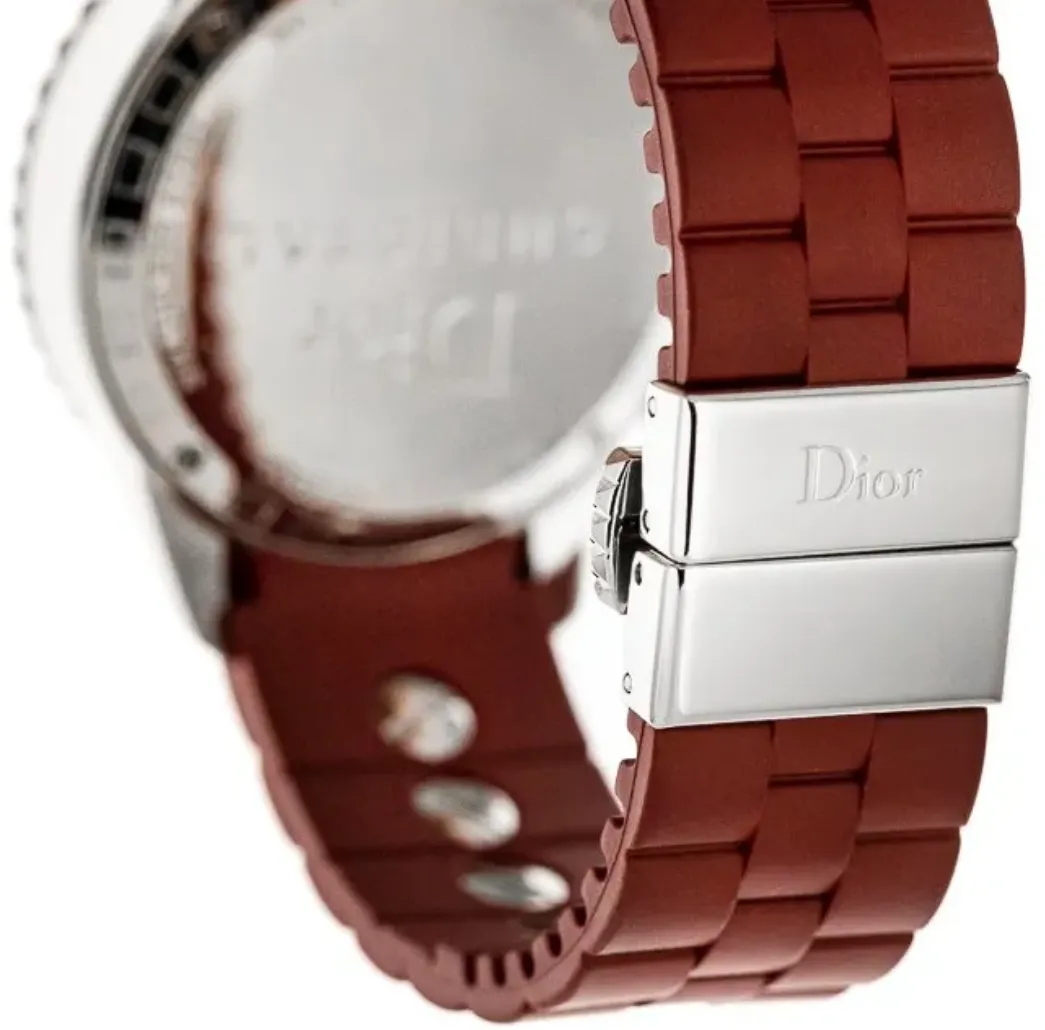 Dior Christal CD11431BR001 Stainless steel Red 2