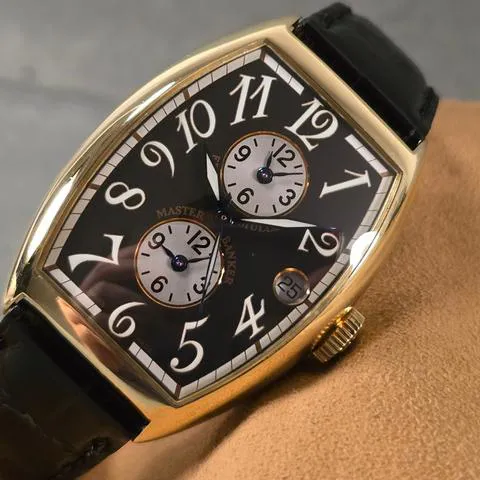 Franck Muller Master Banker 6850 MB 34mm Yellow gold Black 3