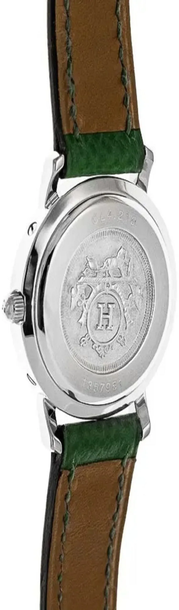 Hermès Clipper CL4.210 23mm Stainless steel White 4