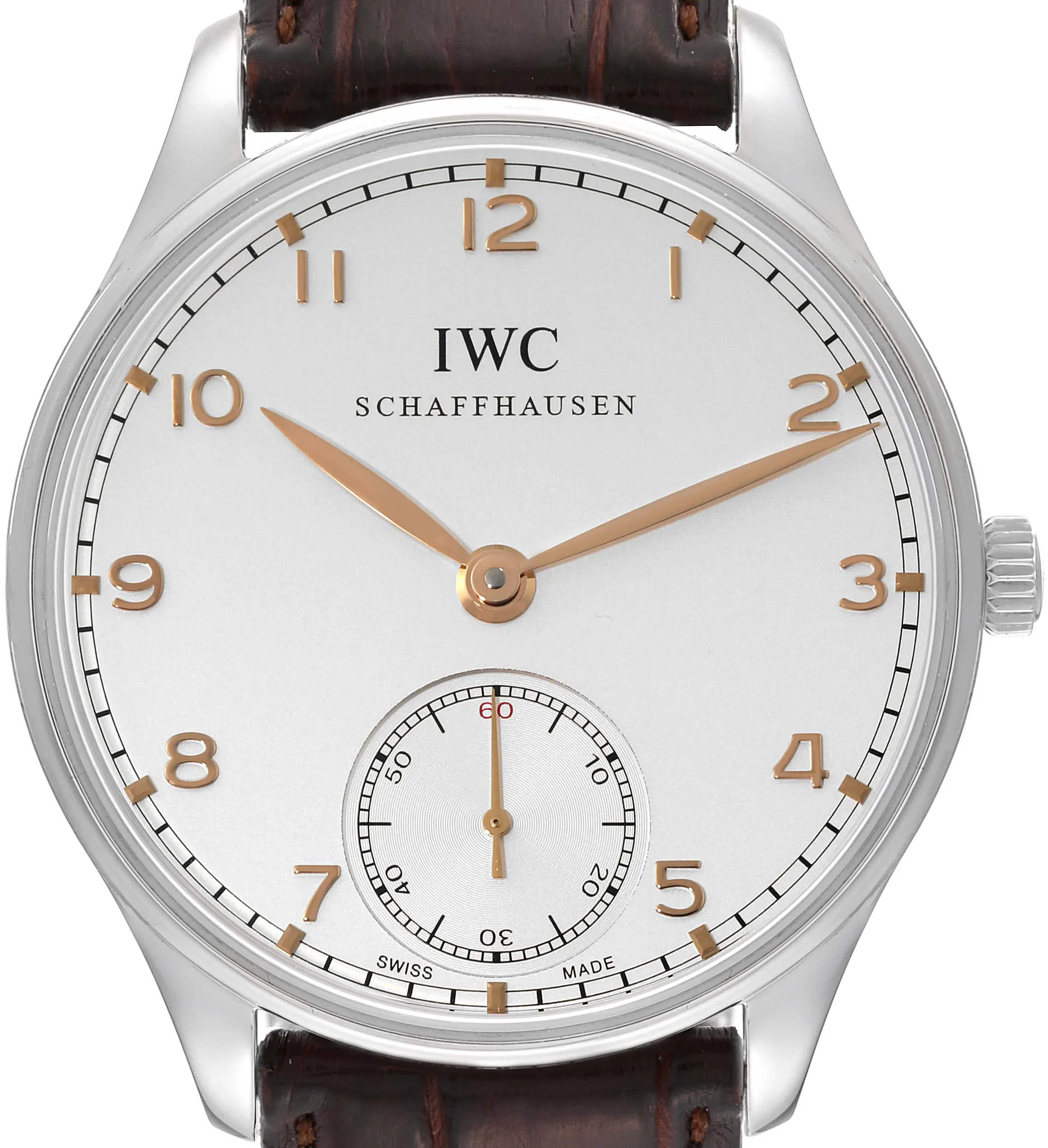 IWC Portuguese Hand-Wound IW545408 44mm Stainless steel Silver