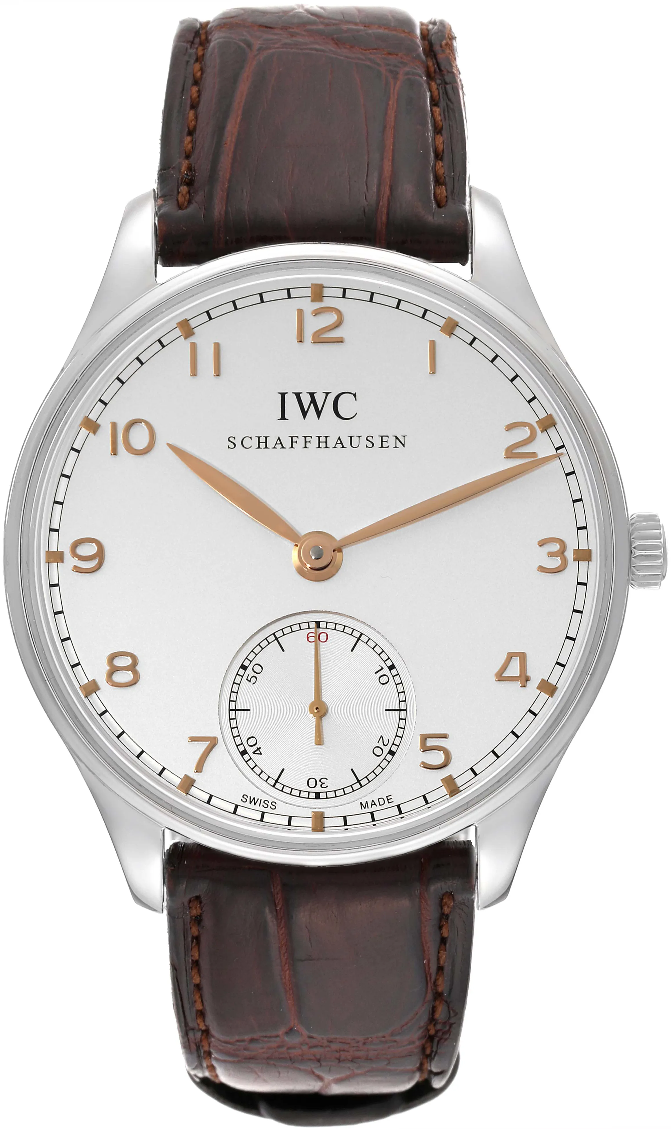 IWC Portuguese Hand-Wound IW545408 44mm Stainless steel Silver 1