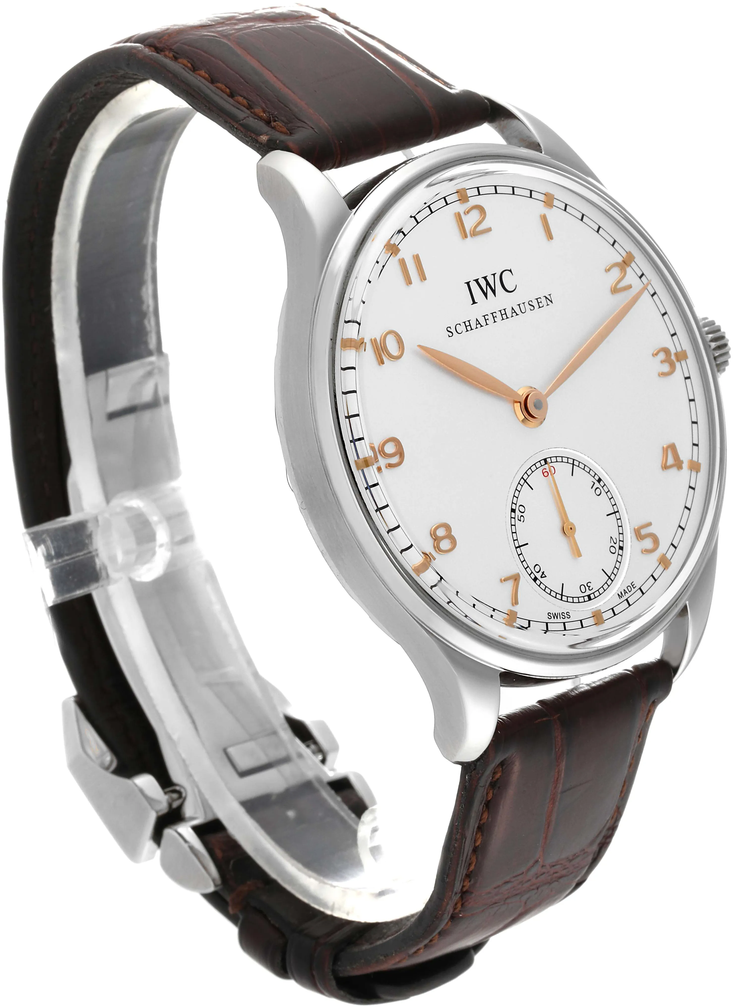 IWC Portuguese Hand-Wound IW545408 44mm Stainless steel Silver 2