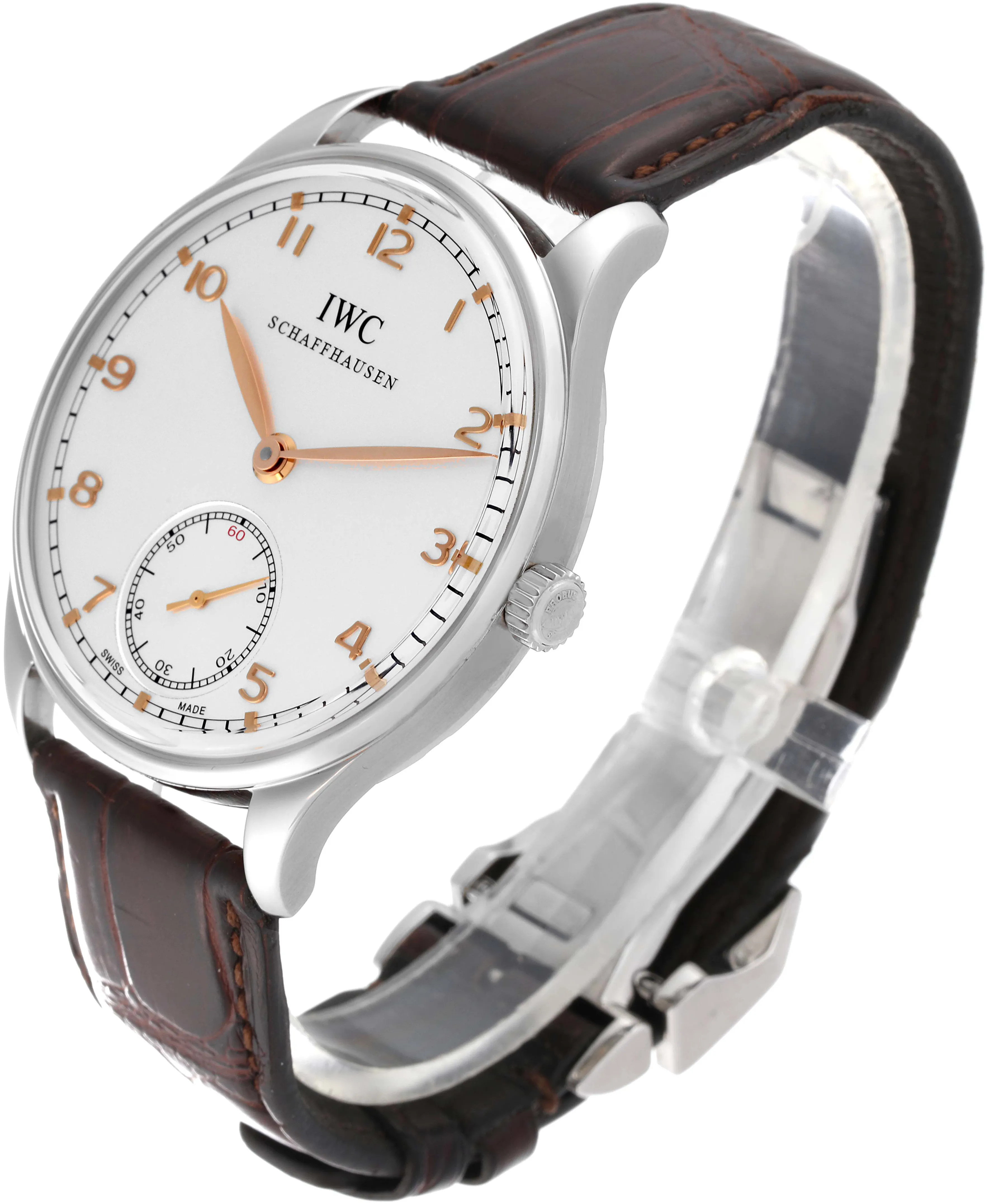 IWC Portuguese Hand-Wound IW545408 44mm Stainless steel Silver 3