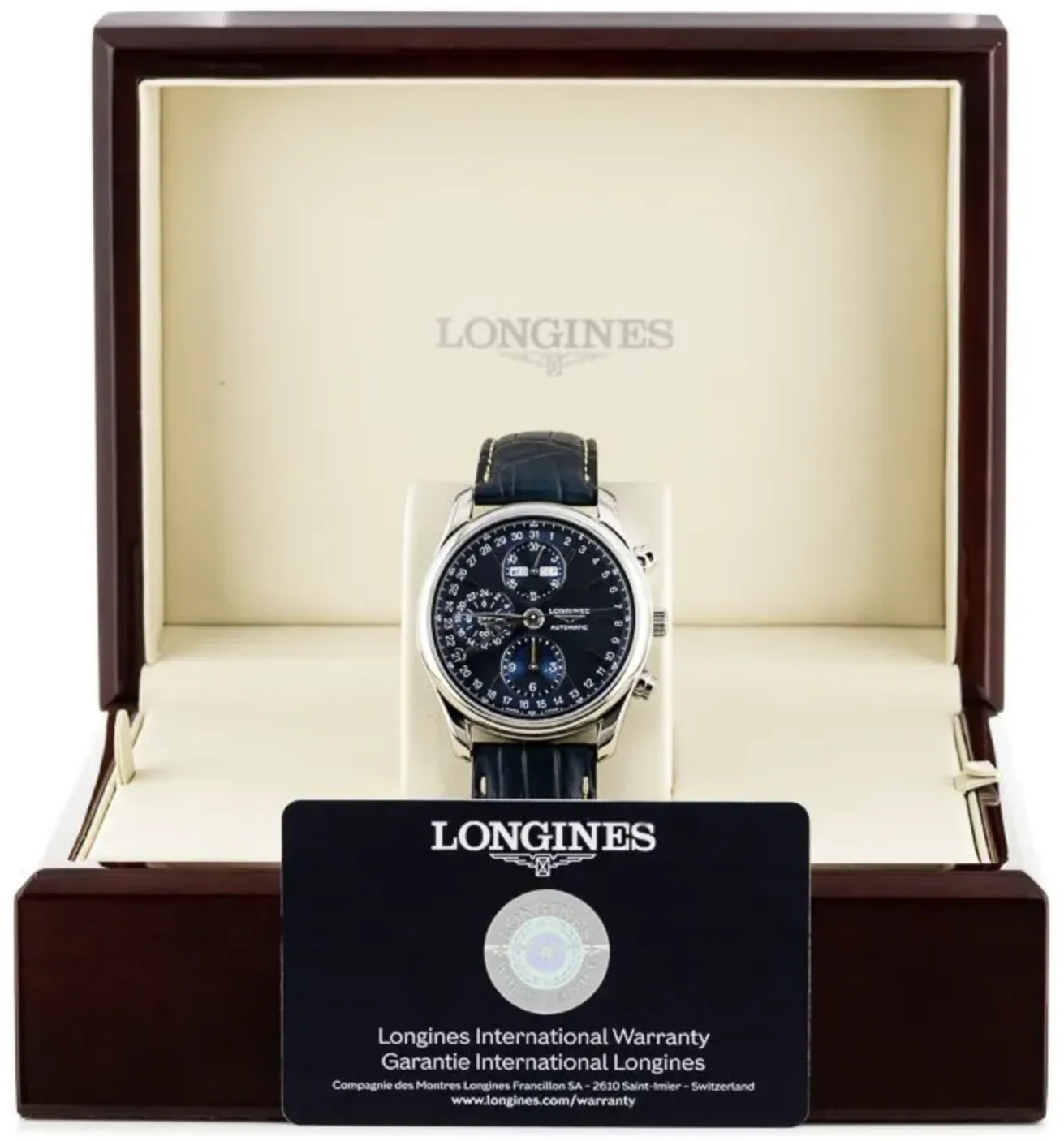 Longines Master Collection L26734920 40mm Stainless steel Blue 4