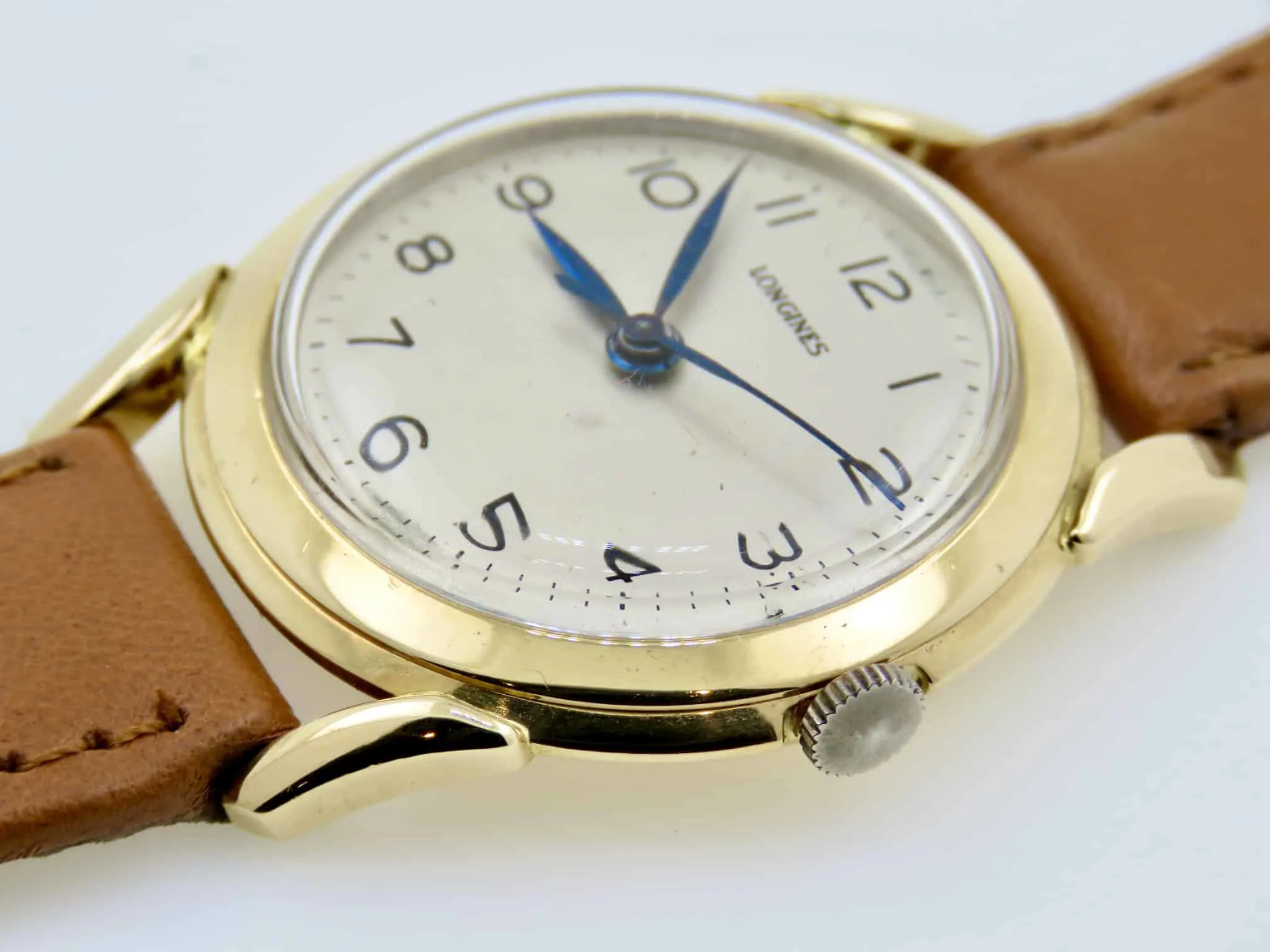 Longines 33mm Yellow gold Cream 1