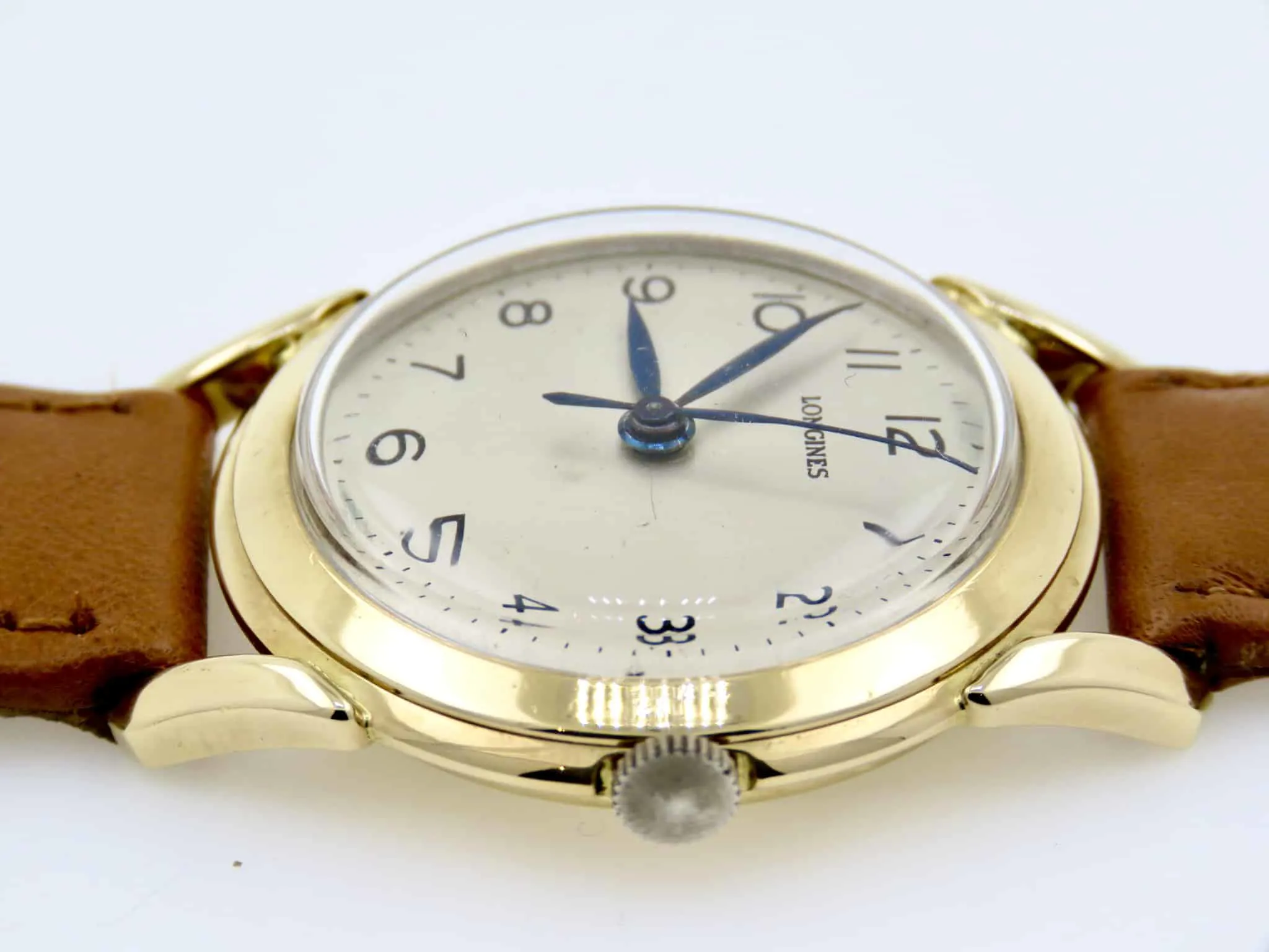 Longines 33mm Yellow gold Cream 4