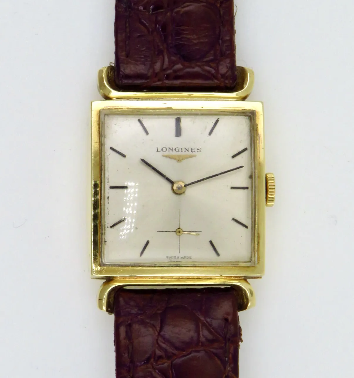 Longines 320 26mm Yellow gold Cream