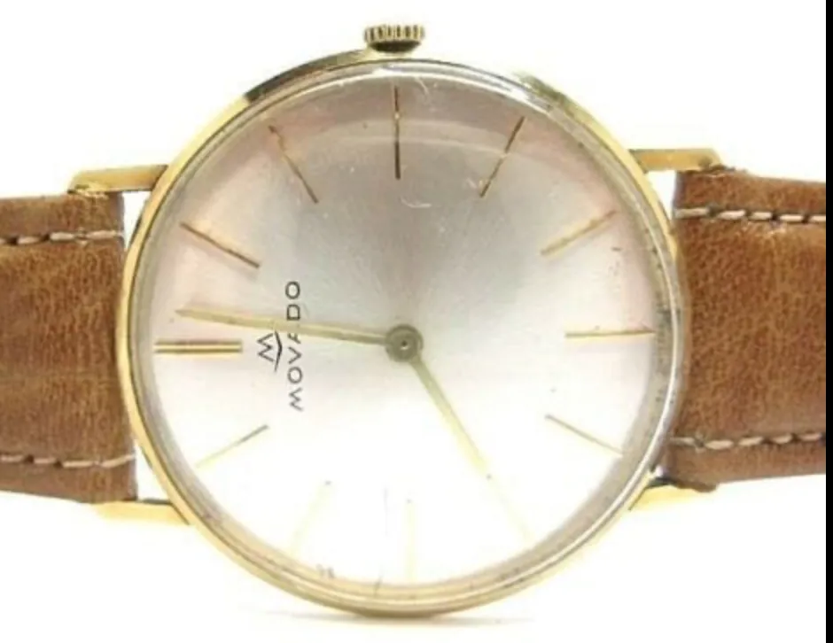 Movado Classic MV1 33mm Yellow gold Cream 3