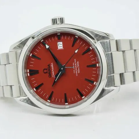 Omega Aqua Terra 2503.60 39mm Stainless steel Red