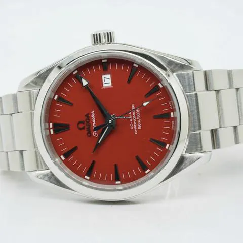 Omega Aqua Terra 2503.60 39mm Stainless steel Red 12