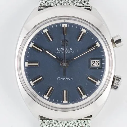 Omega Genève 146.009/146.010 38.5mm Stainless steel Blue