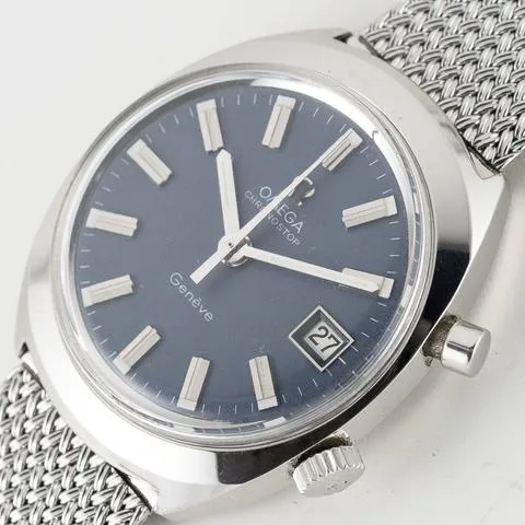 Omega Genève 146.009/146.010 38.5mm Stainless steel Blue 2