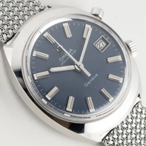 Omega Genève 146.009/146.010 38.5mm Stainless steel Blue 3