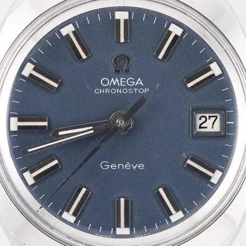 Omega Genève 146.009/146.010 38.5mm Stainless steel Blue 10