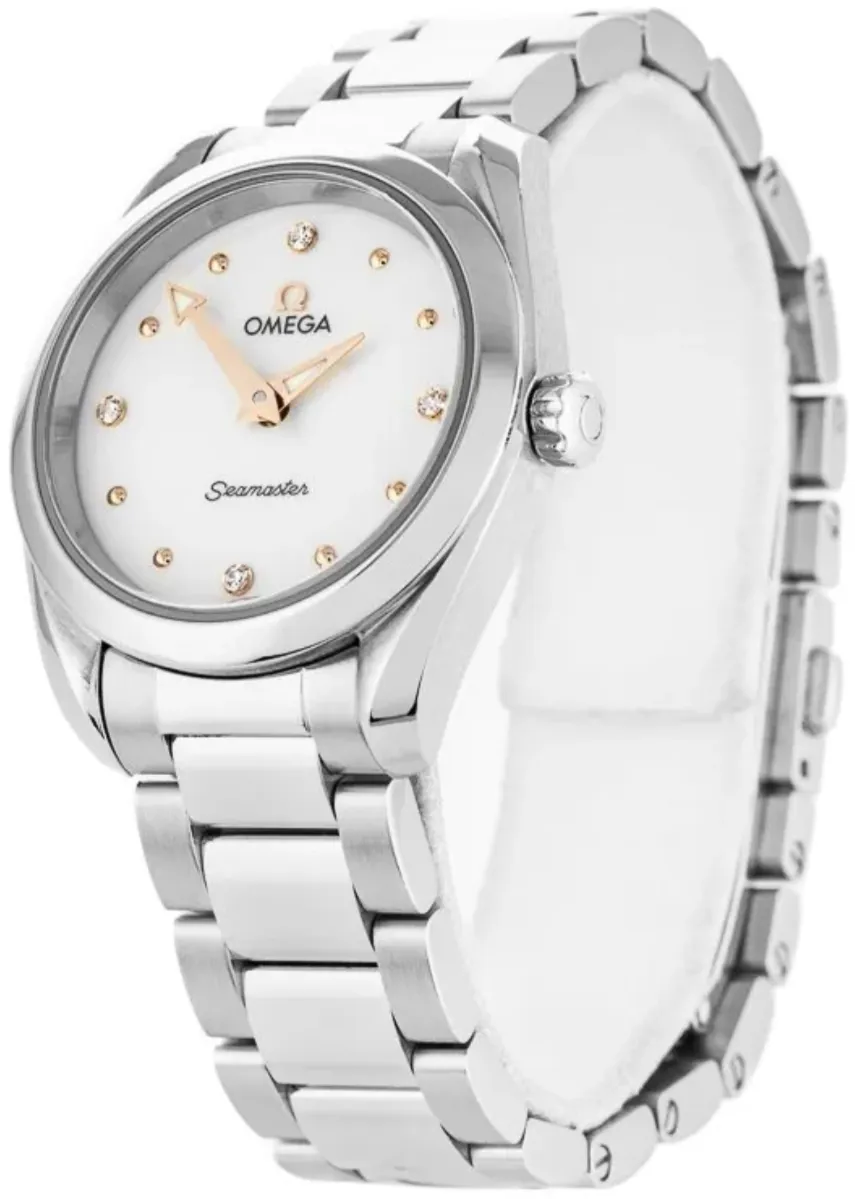 Omega Aqua Terra 220.10.28.60.54.001 28mm Stainless steel White 4