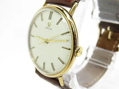 Omega W2 33.5mm Yellow gold Cream 1