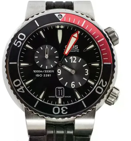 Oris TT1 649-7541 44mm Titanium Black