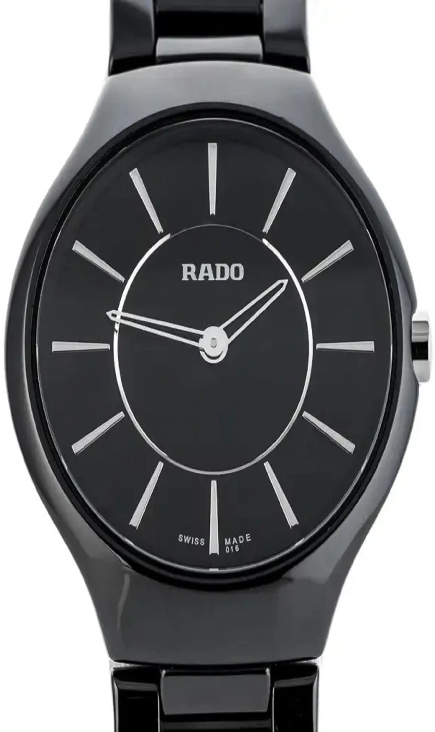 Rado True Thinline 30mm Ceramic Black