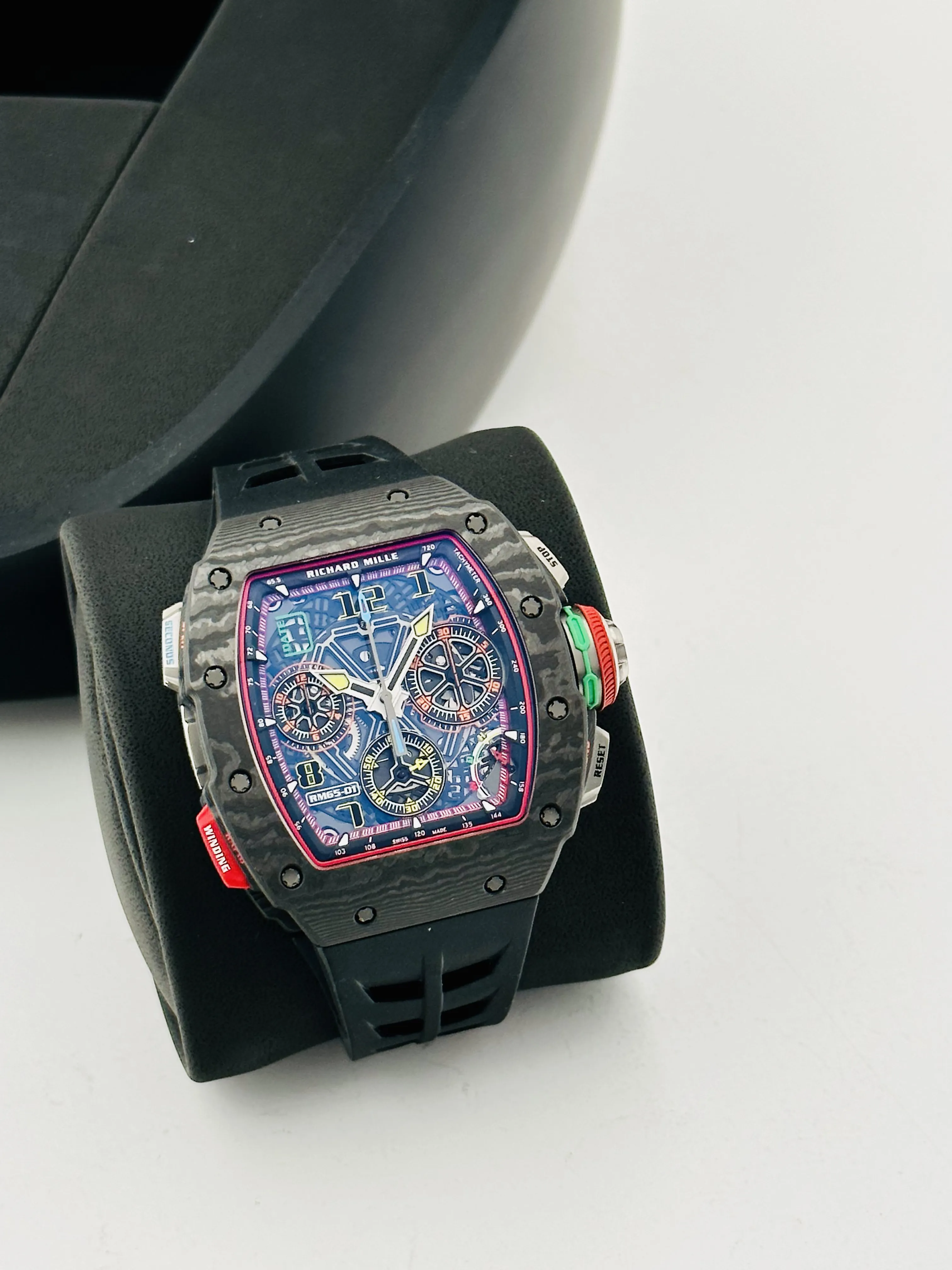 Richard Mille RM 65-01 RM65-01 Carbon fiber Skeletonized