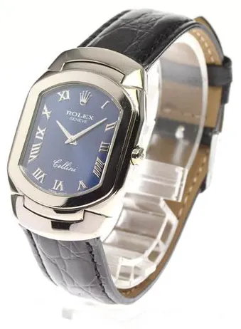 Rolex Cellini 6633/9 29mm White gold Blue 2