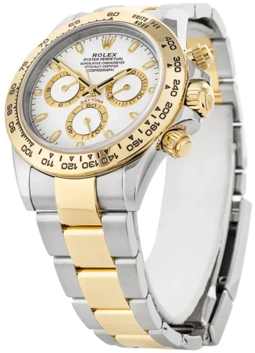 Rolex Daytona 116503 40mm Stainless steel and yellow gold White 4