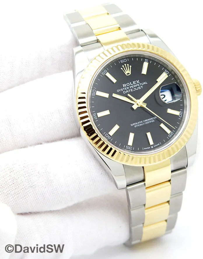 Rolex Datejust 41 126333 41mm 18K/SS Black