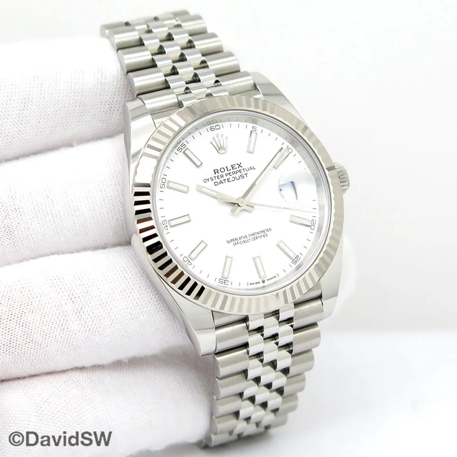 Rolex Datejust 41 126334 41mm 18K/SS White