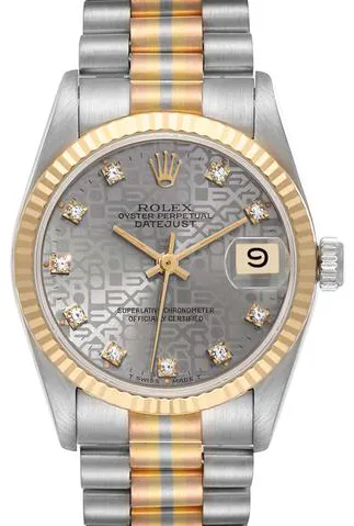 Rolex Datejust 68279 31mm White gold Silver 3