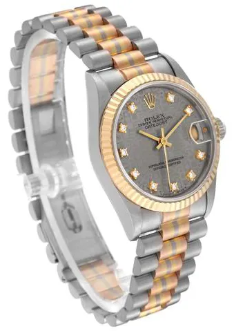 Rolex Datejust 68279 31mm White gold Silver 4