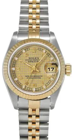 Rolex Datejust 69173G 26mm Stainless steel Champagne