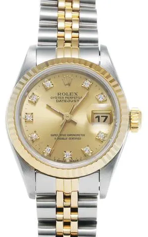 Rolex Datejust 69173G 26mm Yellow gold Champagne