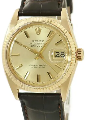 Rolex Datejust 36 16018 36mm Yellow gold Gold