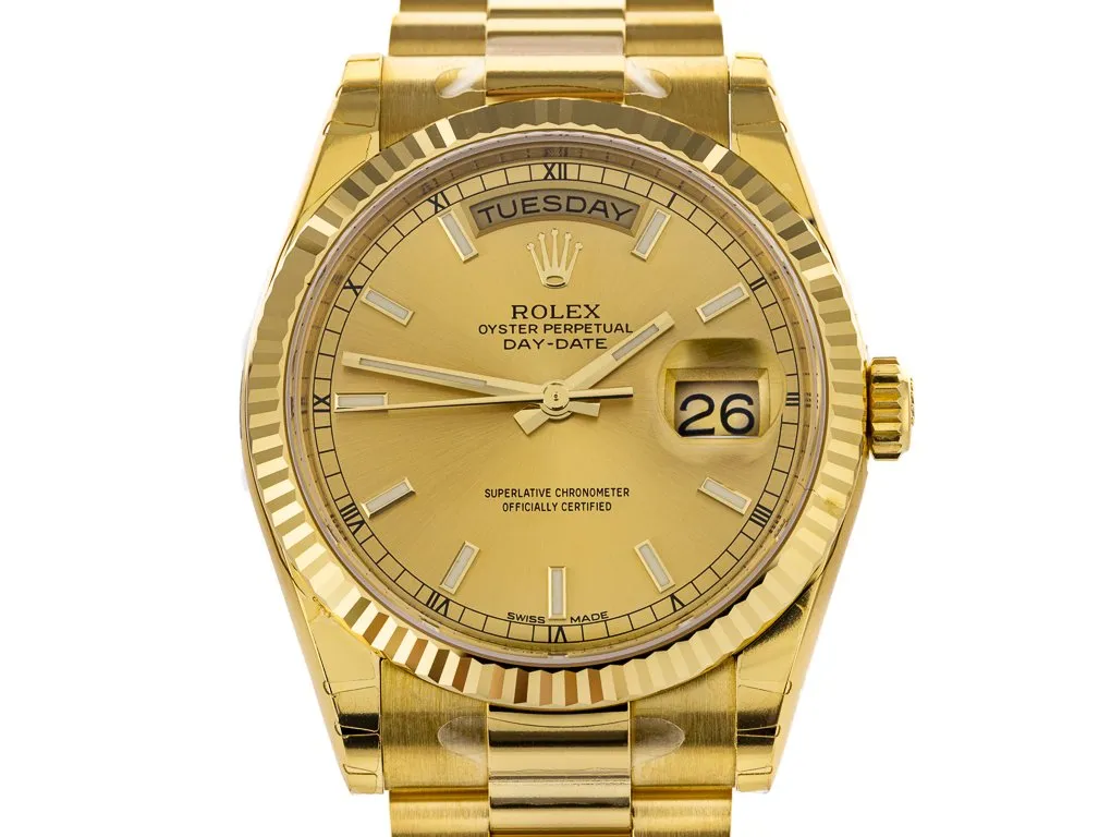Rolex Day-Date 36 118238 36mm 18ct yellow gold Gold