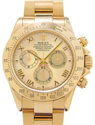 Rolex Daytona 116528NR 40mm Yellow gold Mother-of-pearl