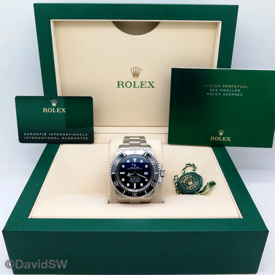 Rolex Sea-Dweller Deepsea 126660 44mm Stainless steel Black and Blue 1