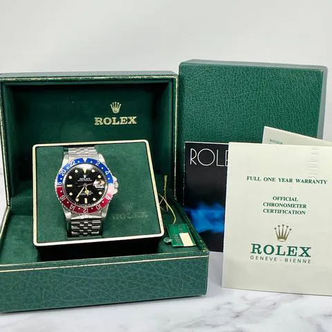 Rolex GMT-Master 16750 40mm Stainless steel Black