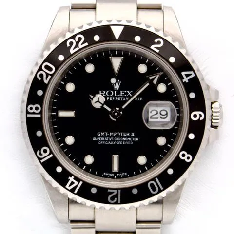 Rolex GMT-Master II 16710 40mm Stainless steel Black