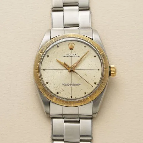 Rolex Oyster Perpetual 34 1008 35mm Gold/steel Silver 8