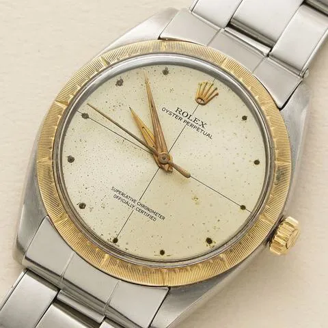 Rolex Oyster Perpetual 34 1008 35mm Gold/steel Silver 11