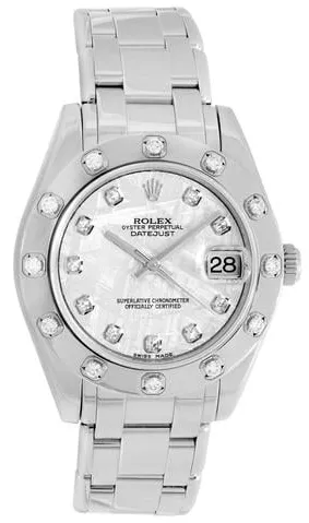 Rolex Pearlmaster 34 81319 34mm White gold Meteorite