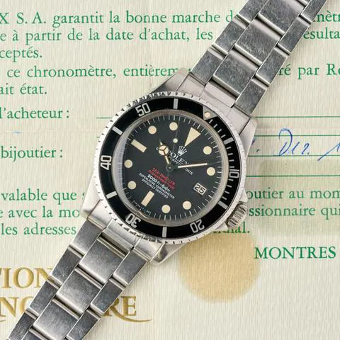 Rolex Sea-Dweller 1665 40mm Stainless steel Black