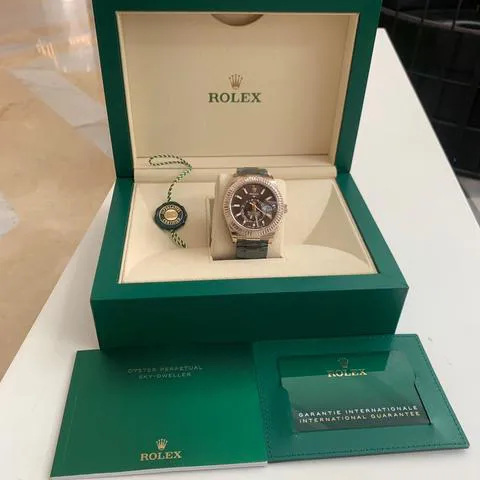 Rolex Sky-Dweller 326235 42mm Rose gold Brown 2