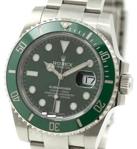 Rolex Submariner 116610LV 40mm Steel Green